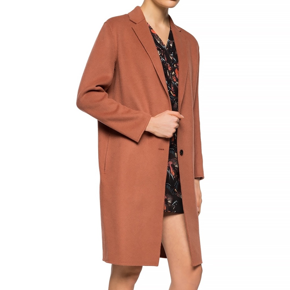 ALLSAINTS Wool Long Coat Size S